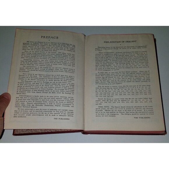 The Service Hymnal 1952 Hardcover Book Music Hope Publishing AS IS SHOWS WEAR - Picture 6 of 8